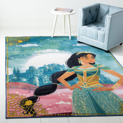 Disney Aladdin Collection Free To Dream Washable Indoor Rectangular Accent Rug