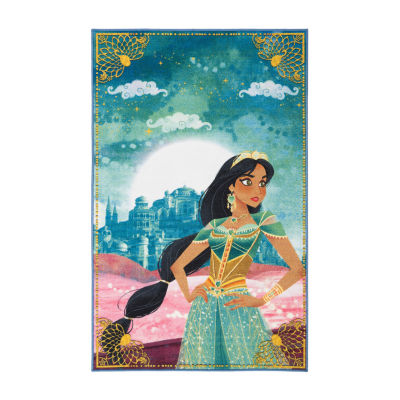 Disney Aladdin Collection Free To Dream Washable Indoor Rectangular Accent Rug