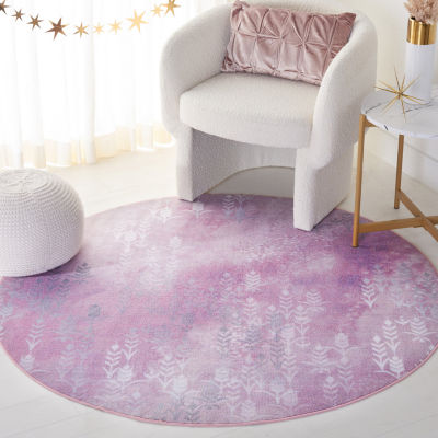 Disney Frozen II Collection Spirit Washable 5'x5' Indoor Round Area Rug