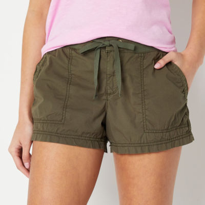 St. John's Bay Womens Mid Rise Stretch Fabric Soft Short