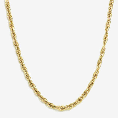 Made in Italy 14K Gold 18 Inch Hollow Link Chain Necklace