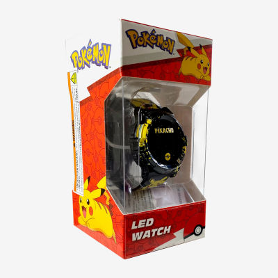Pokemon Boys Black Strap Watch Pok4413jc