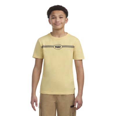 Levi's Big Boys Crew Neck Short Sleeve Graphic T-Shirt