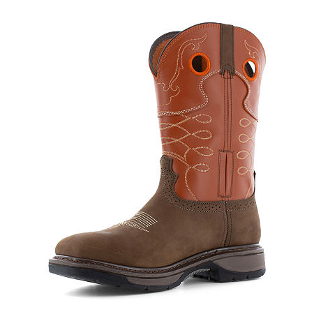 Frye Supply Mens Fr40102 Work Shoes, 14 Medium, Brown