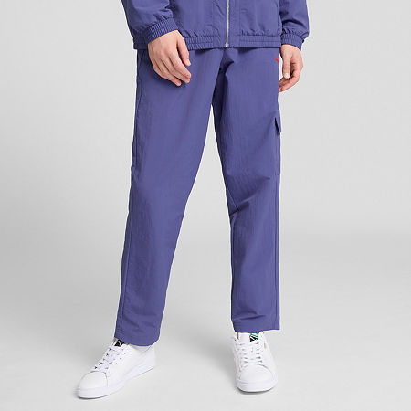 PUMA Mens Tapered Cargo Pant, Large, Blue