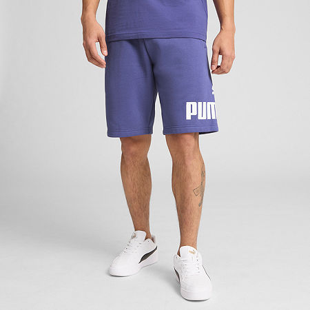 PUMA 10 Inch Mens Mid Rise Workout Shorts, Xx-large, Blue