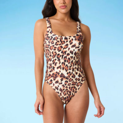 Mynah Womens Animal Print Animal One Piece Swimsuit
