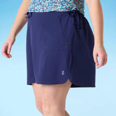 Free Country Womens Plus Swim Skirt