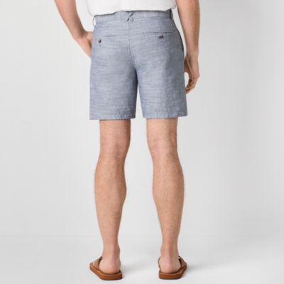 St. John's Bay Chambray Mens 8" Chino Short
