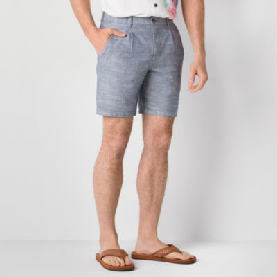 St. John's Bay Chambray Mens 8" Chino Short