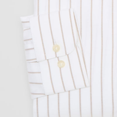 Stafford Coolmax All Season Oxford Mens Regular Fit Long Sleeve Dress Shirt