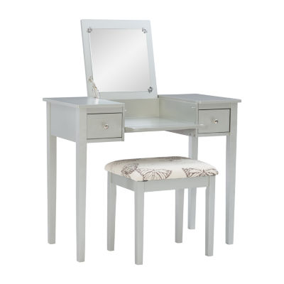 Ada Butterfly 2-pc. Vanity & Stool Set