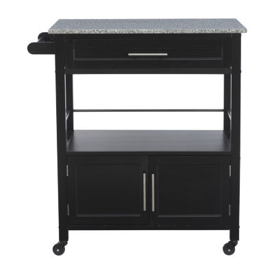 Granite-Top Kitchen Cart