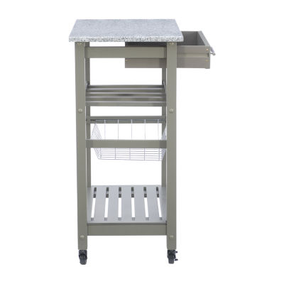 Roger Granite Top Kitchen Island