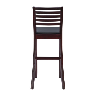 Triena Ladder Barstool with Back