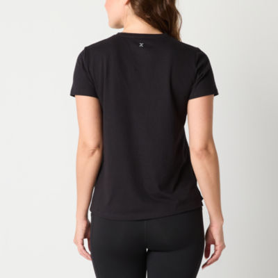 Xersion Womens 2 Pack Cotton Crew Neck Short Sleeve T-Shirt