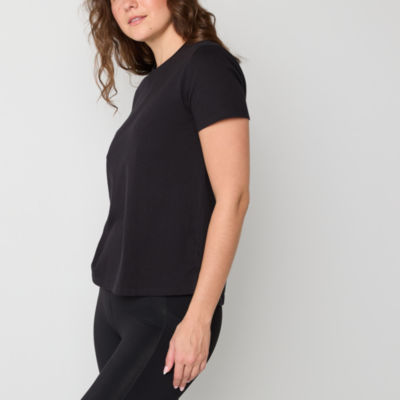 Xersion Womens 2 Pack Cotton Crew Neck Short Sleeve T-Shirt