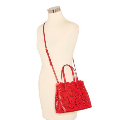 Liz Claiborne Antonia Laser Cut Satchel
