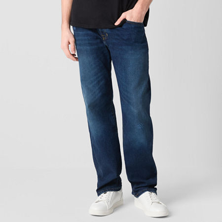 Arizona Mens Advance Flex 360 Relaxed Fit Jean, 36 32, Blue