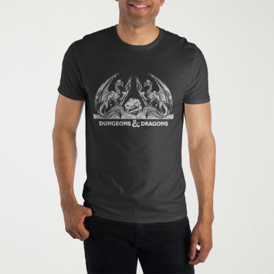 Mens Short Sleeve Dungeons & Dragons Graphic T-Shirt