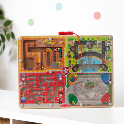 Melissa & Doug Paw Patrol 2 Wooden Magnetic Wand Maze Board Interactive Toy