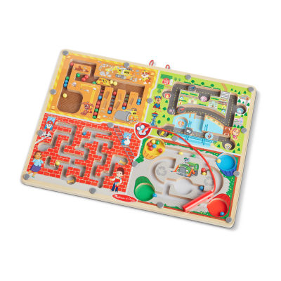 Melissa & Doug Paw Patrol 2 Wooden Magnetic Wand Maze Board Interactive Toy