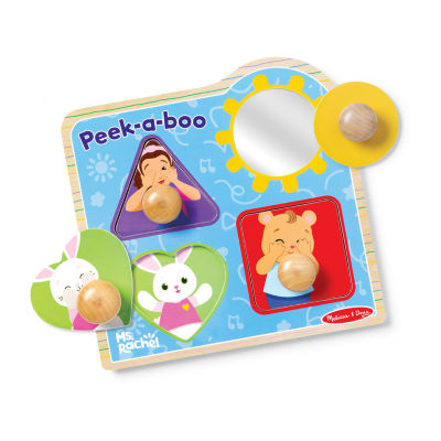 Melissa & Doug Ms. Rachel Jumbo Knob 4-pc. Puzzle