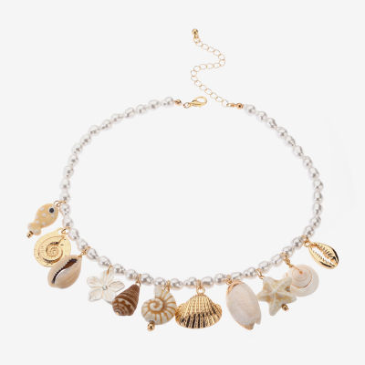 Bijoux Bar Womens 18 1/2 Inch Statement Necklace