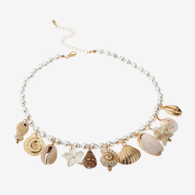 Bijoux Bar Womens 18 1/2 Inch Statement Necklace