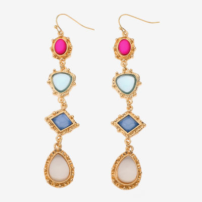 Bijoux Bar Womens Drop Earrings