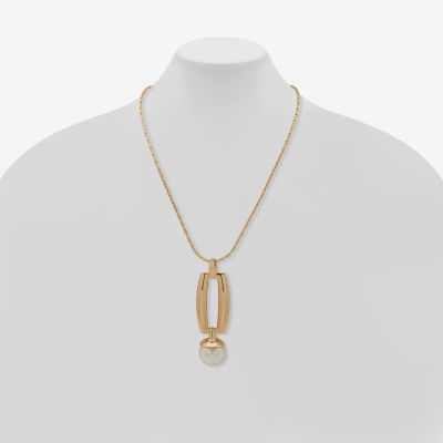 Worthington Womens 34 Inch Pendant Necklace