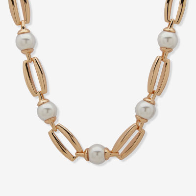 Worthington Womens 17 Inch Collar Necklace