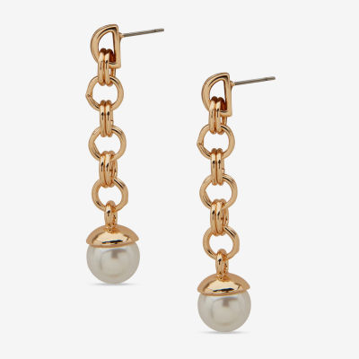 Worthington Womens Drop Earrings