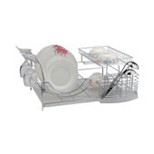 Home Expressions Collapsible Dish Rack, Color: White Gray - JCPenney