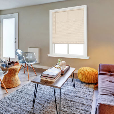 Duplex 1" Cut-To-Width Room Darkening Cordless Mini Blind