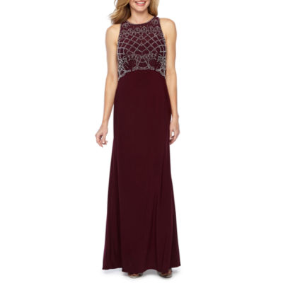 Maroon prom shop dresses jcpenney