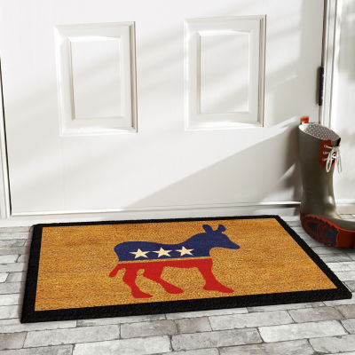 Calloway Mills Donkey Outdoor Rectangular Doormat