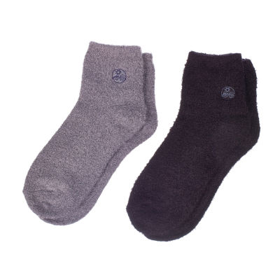 Earth Therapeutics Grey & Black Aloe Moisturizing Socks
