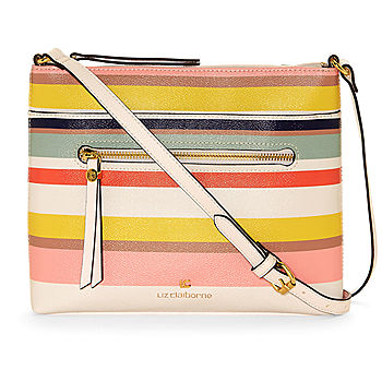 Liz Claiborne Penny Crossbody Bag, Color: Poppy Stripe - JCPenney