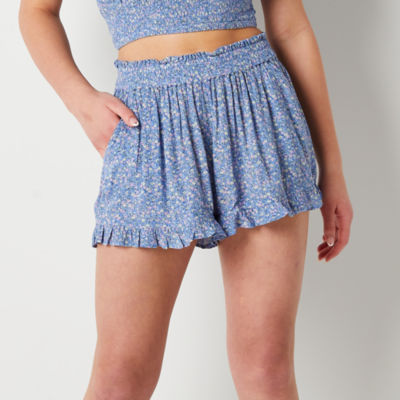 juniors blue skirt