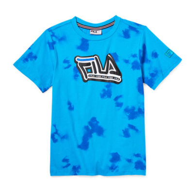FILA Big Kid Boys Crew Neck Short Sleeve Regular Fit Graphic T-Shirt