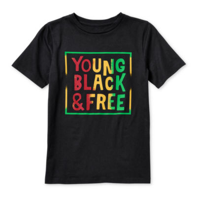 Hope & Wonder Juneteenth Kids 'Young Black Free' Graphic T-Shirt