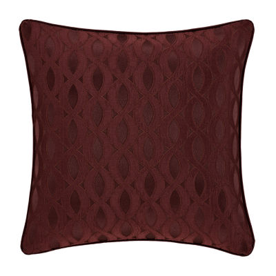 Queen Street Le Grande Maroon Square Throw Pillow