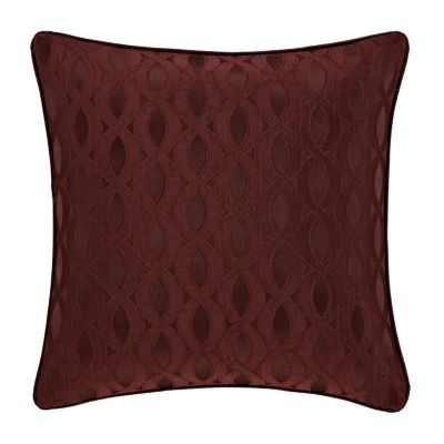 Queen Street Le Grande Maroon Square Throw Pillows