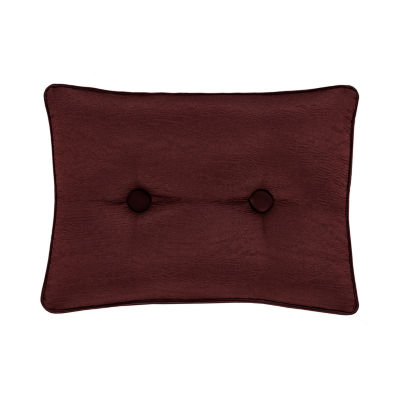 Queen Street Le Grande Maroon Rectangular Throw Pillow