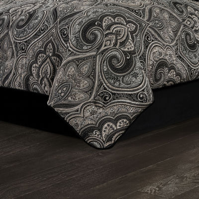 Five Queens Court Dalton 4-pc. Damask + Scroll Midweight Comforter