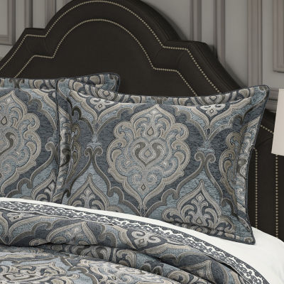 Queen Street Ashley 4-pc. Damask + Scroll Midweight Comforter Set