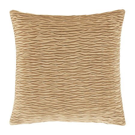 Queen Street Toulhouse Ripple Throw Pillow Cover In Yellow