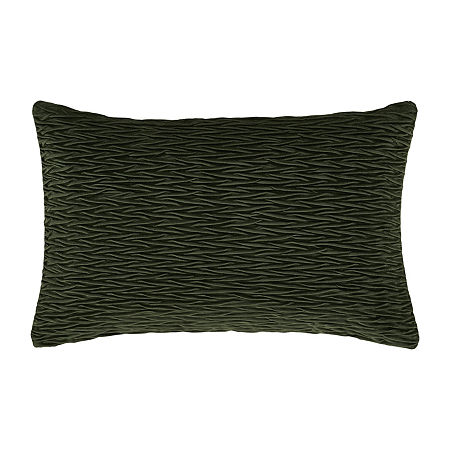 Queen Street Toulhouse Ripple Throw Pillow Cover In Green