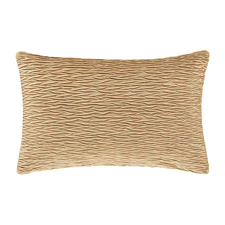 Queen Street Toulhouse Ripple Throw Pillow Cover In Yellow